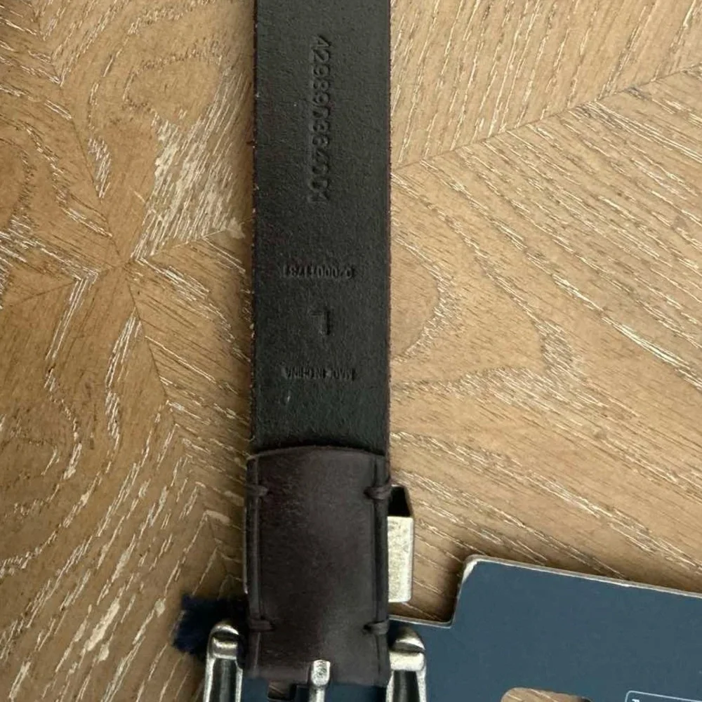 Polo Ralph Lauren Western Leather Double-Cachetta Buckle Belt